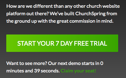 Using a lot of false time constraints to get people to put in their emails. Here it tells me the next demo is in 39 secondsBut ...
