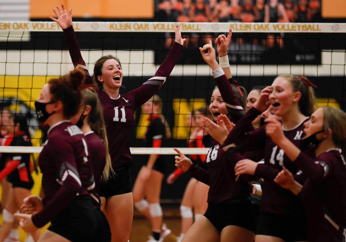 JFoch's tweet photo. 📷: .@MagnoliaVBALL sweeps .@PorterSpartans in bi-district playoffs, from .@JonPoorman. https://t.co/5S791FzCgh https://t.co/e182Gp3ZI7