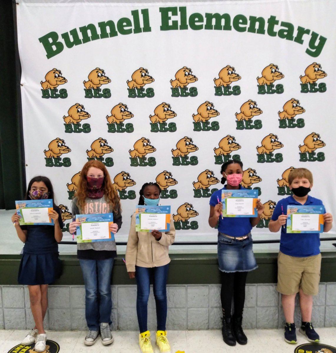 BarbosaPhd's tweet photo. Another exciting day at  Bunnell elementary School. Congratulations to the winners of terrific kids of fourth grade, fifth and sixth grade students.   Very nice to see School Board memberJill Woolbright participating at the event as well. Thanks👏11-19-20 #kiwanisfpc #drbarbosa https://t.co/Ywg1VEwxrs