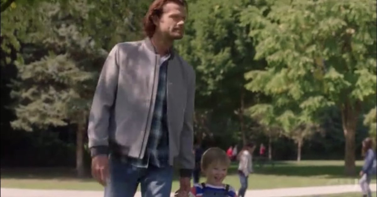 itsmasonjarr's tweet photo. SAM GOT THE FAMILY HE DESERVED 😭😭😭 #Supernatural #SupernaturalFinale https://t.co/twIGedoc7j