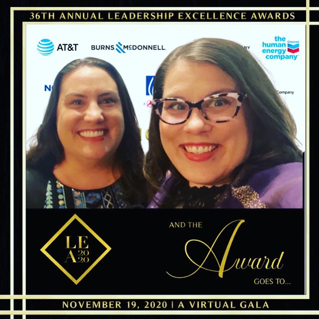 abartak's tweet photo. My first LA virtual gala! @SCMSDC’s Leadership Excellence Awards!! #lea2020 #certifiedexcellence #burnsandmacfamily @BurnsMcDonnell https://t.co/DnFKSrNQxL