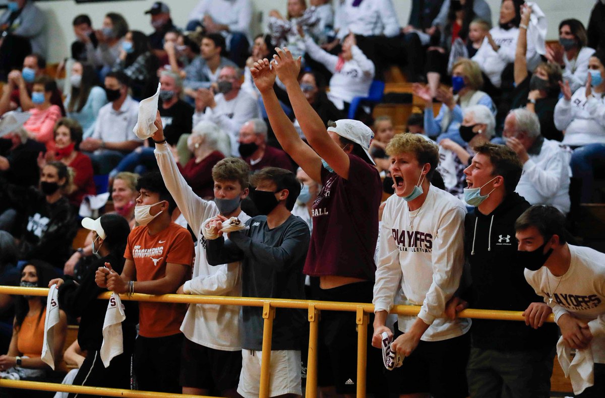 JFoch's tweet photo. 📷: .@MagnoliaVBALL sweeps .@PorterSpartans in bi-district playoffs, from .@JonPoorman. https://t.co/5S791FzCgh https://t.co/e182Gp3ZI7