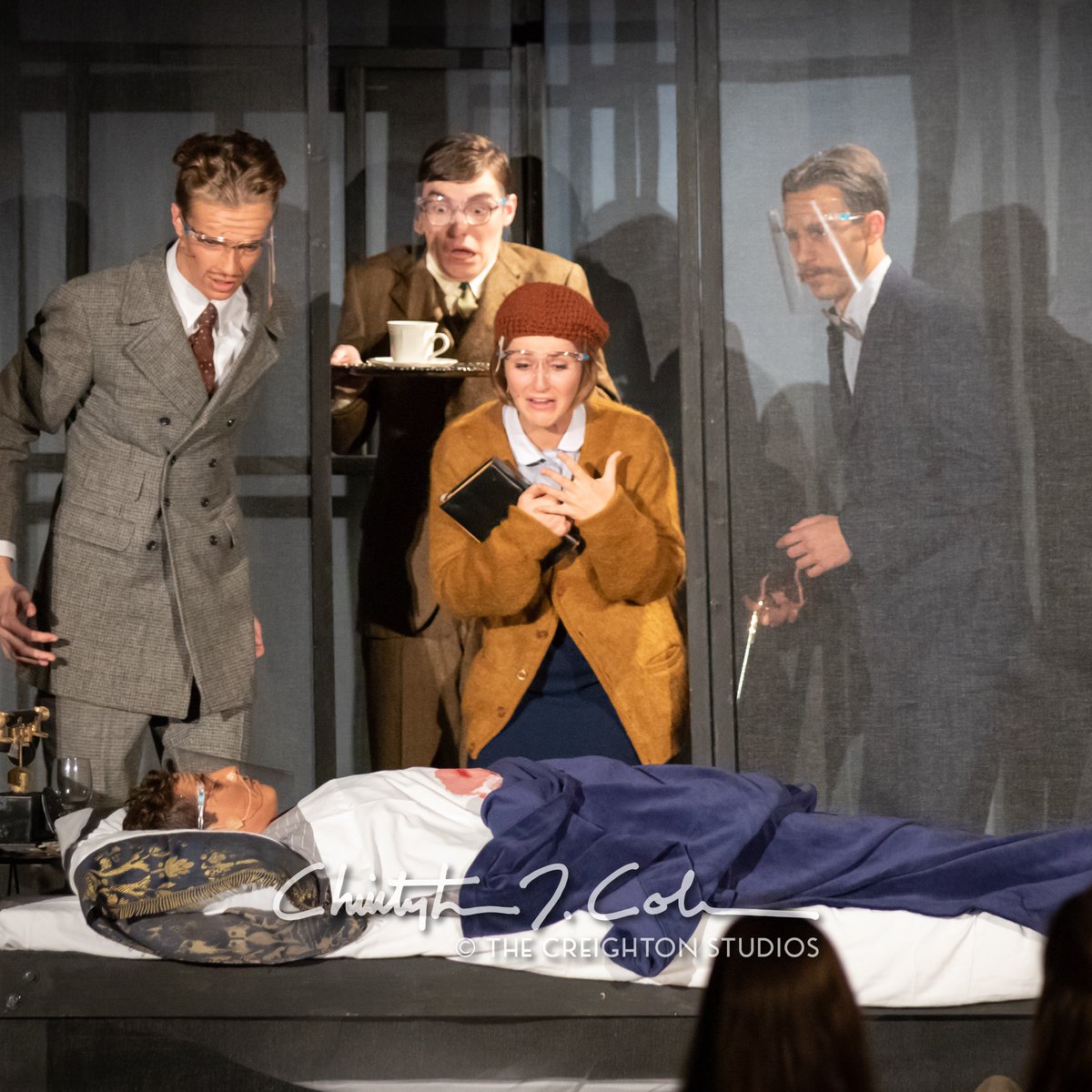 cr8onstudios's tweet photo. A few highlights from the @cchsindy Friday Night performance of "Murder on the Orient Express". https://t.co/gj214gNBus