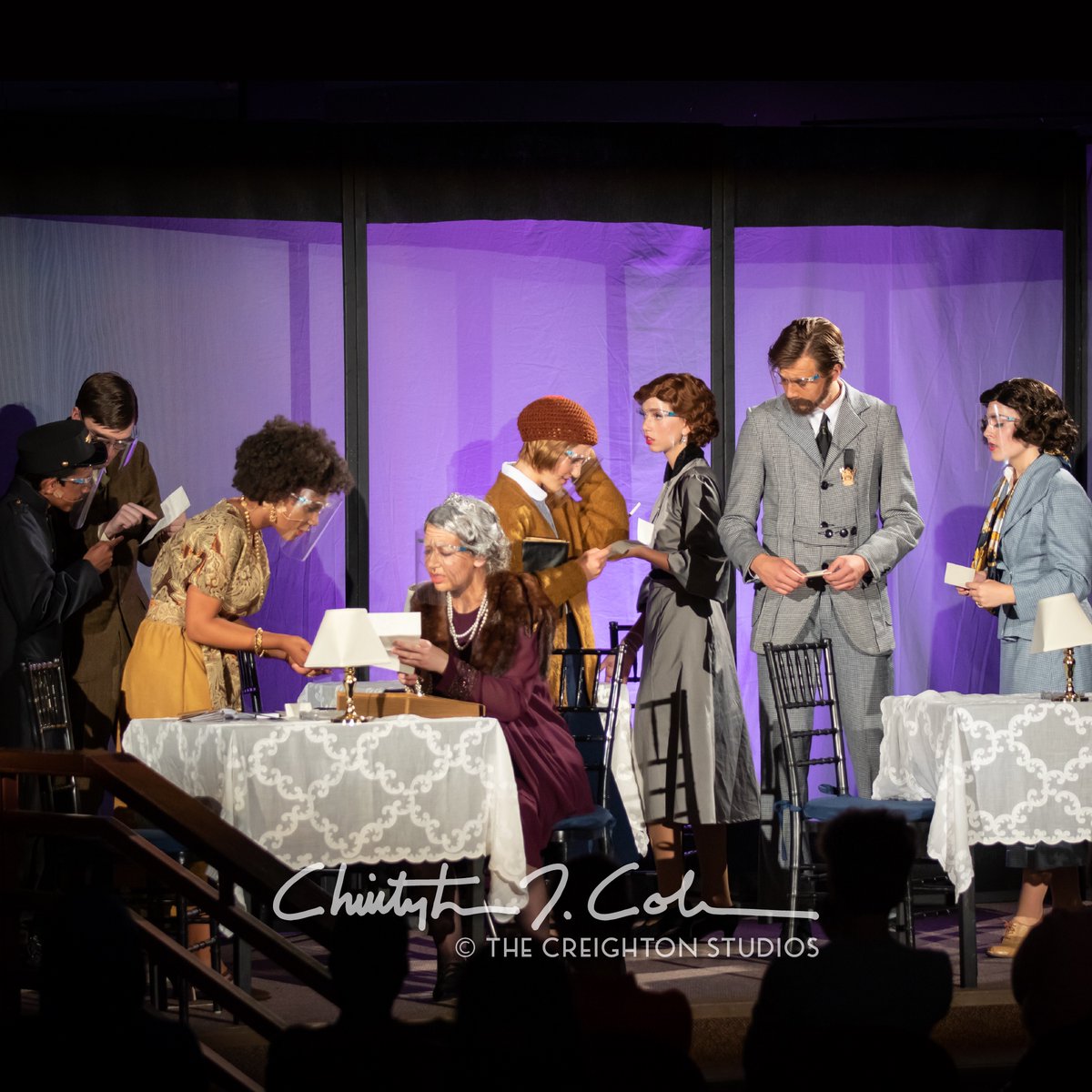 cr8onstudios's tweet photo. A few highlights from the @cchsindy Friday Night performance of "Murder on the Orient Express". https://t.co/gj214gNBus