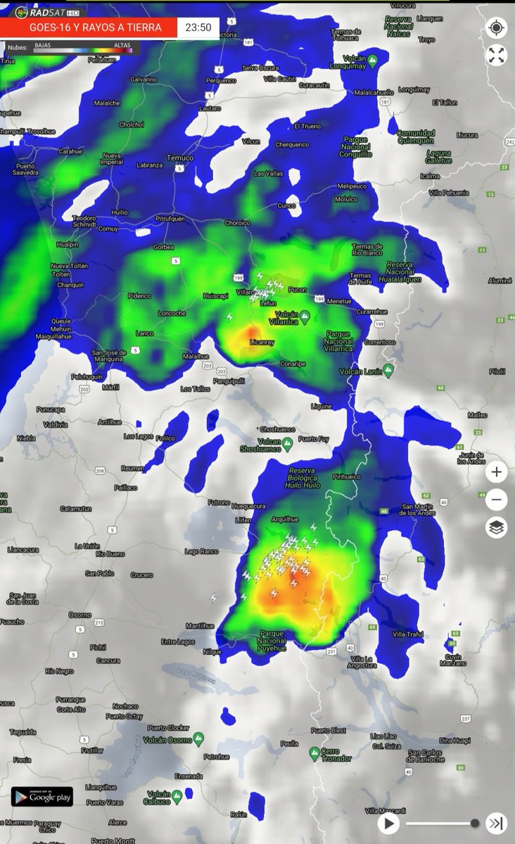 JorgReyes10's tweet photo. #AHORA ⛈️
Tormentas eléctricas en #Licanray #Lefun #Villarrica #Pucon #Araucania https://t.co/4s8wJ44VQs