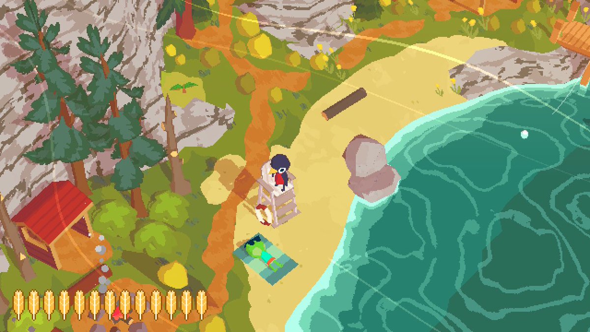 kooriumauma's tweet photo. 大人になって久々にのめり込むゲームに出会いました😃
SwitchのインディーズソフトA Short Hike
一言で言うとアクション版どうぶつの森って感じのゲームなのですが、音楽と美しい風景にめっちゃ癒されます✨滑空が楽しすぎる🦅

税込820円❗️疲れた大人におススメです❗️

#ashorthike #NintendoSwitch https://t.co/VIJTrm4yb0