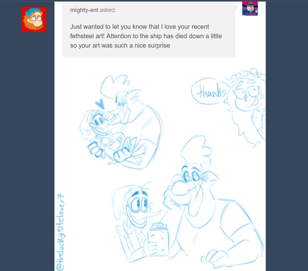 luckyest_clover's tweet photo. Answering asks on my Tumblr
#me #ask #ducktales #fethry #steelbeak #fethsteel #theowlhouse #luz #amity #lumity #invaderzim #zimebrane #zapmr #pmazr https://t.co/doDWPw4JWy