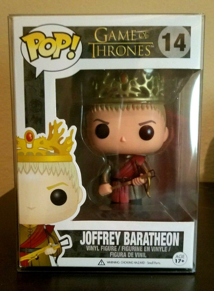 Good evening, mortals! Great Monkey Baby and HIM have been sold, but I've got a Funko POP of Joffrey Baratheon available with protective case included!  https://www.ebay.com/itm/174526175290