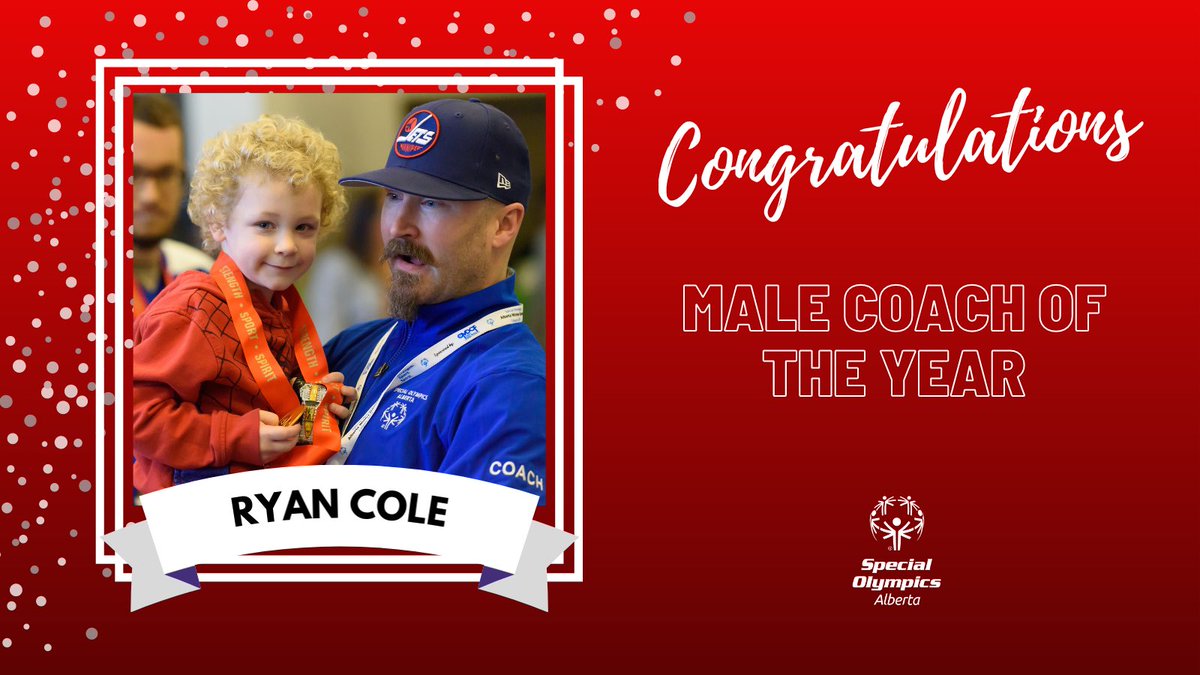 SpecialOAlberta's tweet photo. Weโd like to congratulate our Male Coach of the Year, St.Albert Volunteer, Ryan Cole!
@1RobWilliams presenting the award live on our virtual #SOAAwards ceremony. https://t.co/WG06KhBvCw
