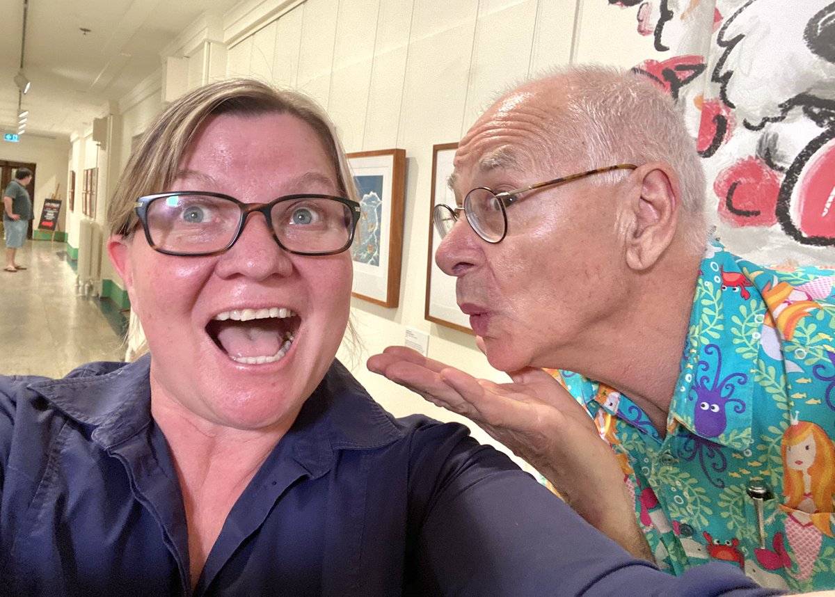 AHCPhoto's tweet photo. 2020 is starting to look up! 💕@DoctorKarl @MoAD_Canberra #BehindtheLines https://t.co/Tpuxdr4xx0