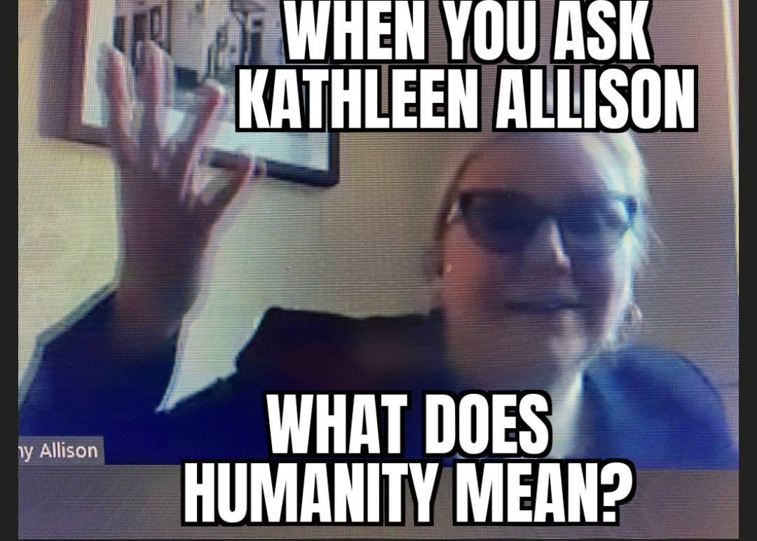 WATV17's tweet photo. We have had enough of her and Connie Gipson is just as bad #KathleenAllisonIsAJoke #KathleenAllisonHasToGo #RemoveKathleenAllison
#StopKillingOurLovedOnes
#massRelease #enoughIsENOUGH https://t.co/NybGM8qug8