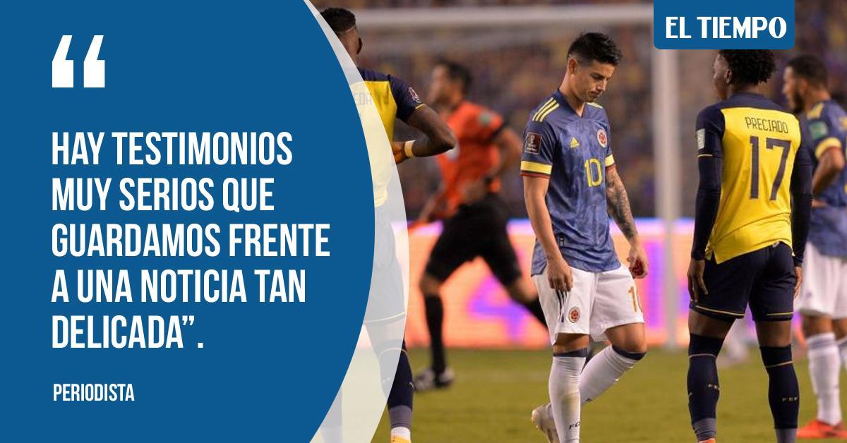 Periodista que denunció pelea en el camerino de Colombia se ratifica. Asegura tener el soporte para mantener la versión de los golpes a James Rodríguez ► https://t.co/fWSjOf2dlj https://t.co/Pr59npDv6Z
