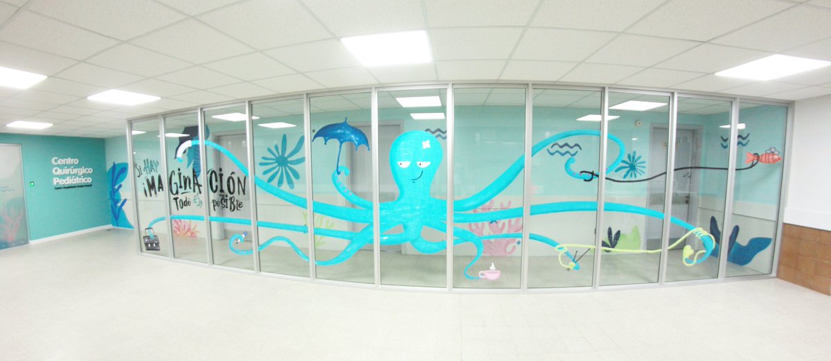 Así te recibe el nuevo Centro Quirúrgico Pediátrico del Hospital Pereira Rossell.