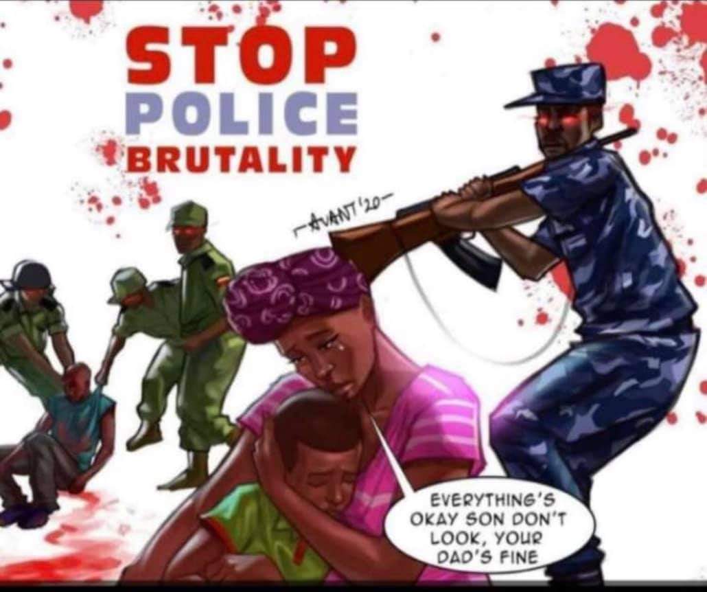 OkorioDaniel's tweet photo. @JudithNabakoob1 Keep calm, say no to police brutality. https://t.co/Y3Ea030I0n