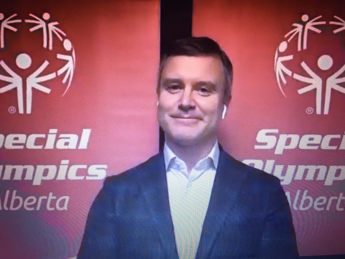 SpecialOAlberta's tweet photo. Thank you @1RobWilliams for hosting our virtual #SOAAwards ceremony tonight, and for being a champion of our organization! https://t.co/kXXXIWI3Bl