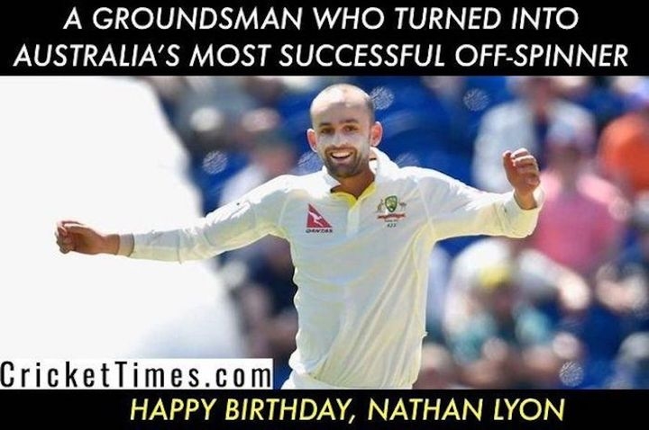 Happy Birthday, Nathan Lyon 