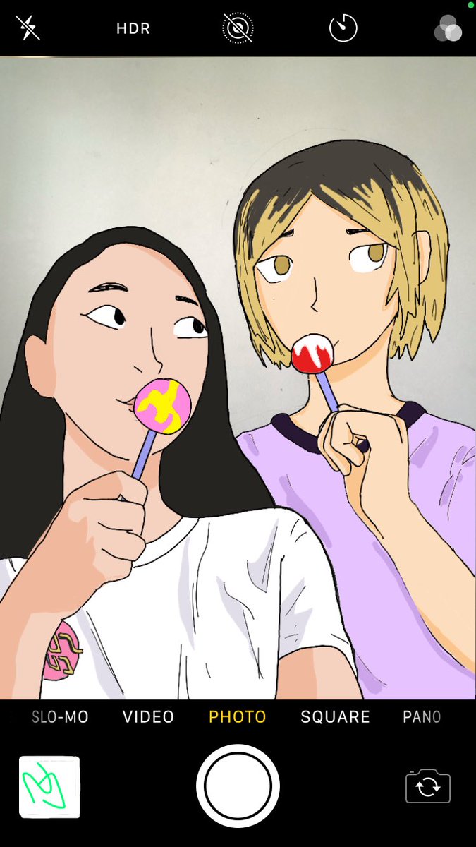 BoredYanni's tweet photo. Not animal crossing, but I’ve been getting back into #Haikyuu lately so have a little something of me and Kenma :)) https://t.co/3B9wr9icUM