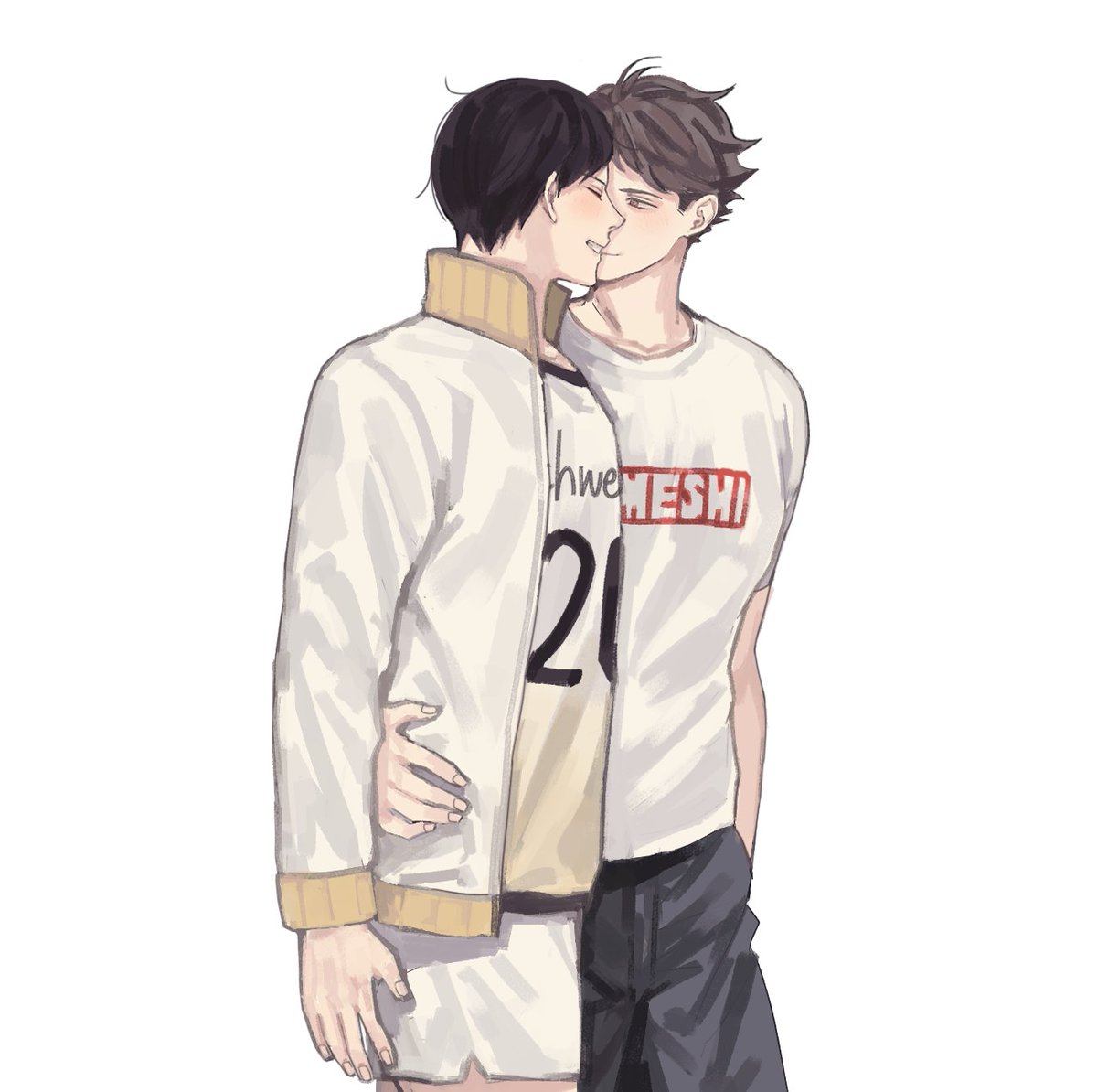 bunnylluv's tweet image. #いい及影の日
#いい及影の日2020
#좋은오이카게의날 
하루 늦었지만😂😂 얘들아 언제나 청첩장 기다리고 있어~🥳