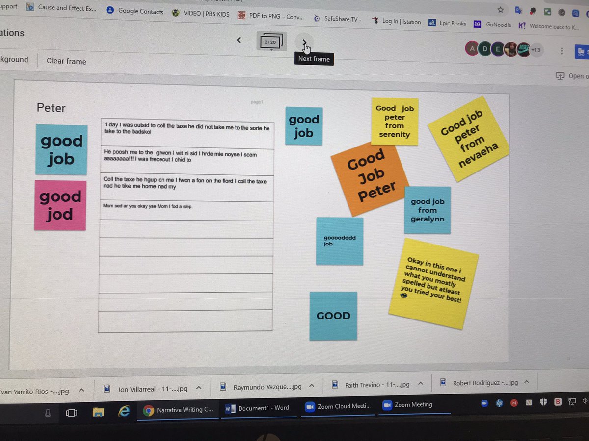 Mrs_Dufault's tweet photo. Writing Celebrations in 3rd Grade -it’s not the same but the kids are trying. Proud of our Roadrunners https://t.co/I6ho0eifLg