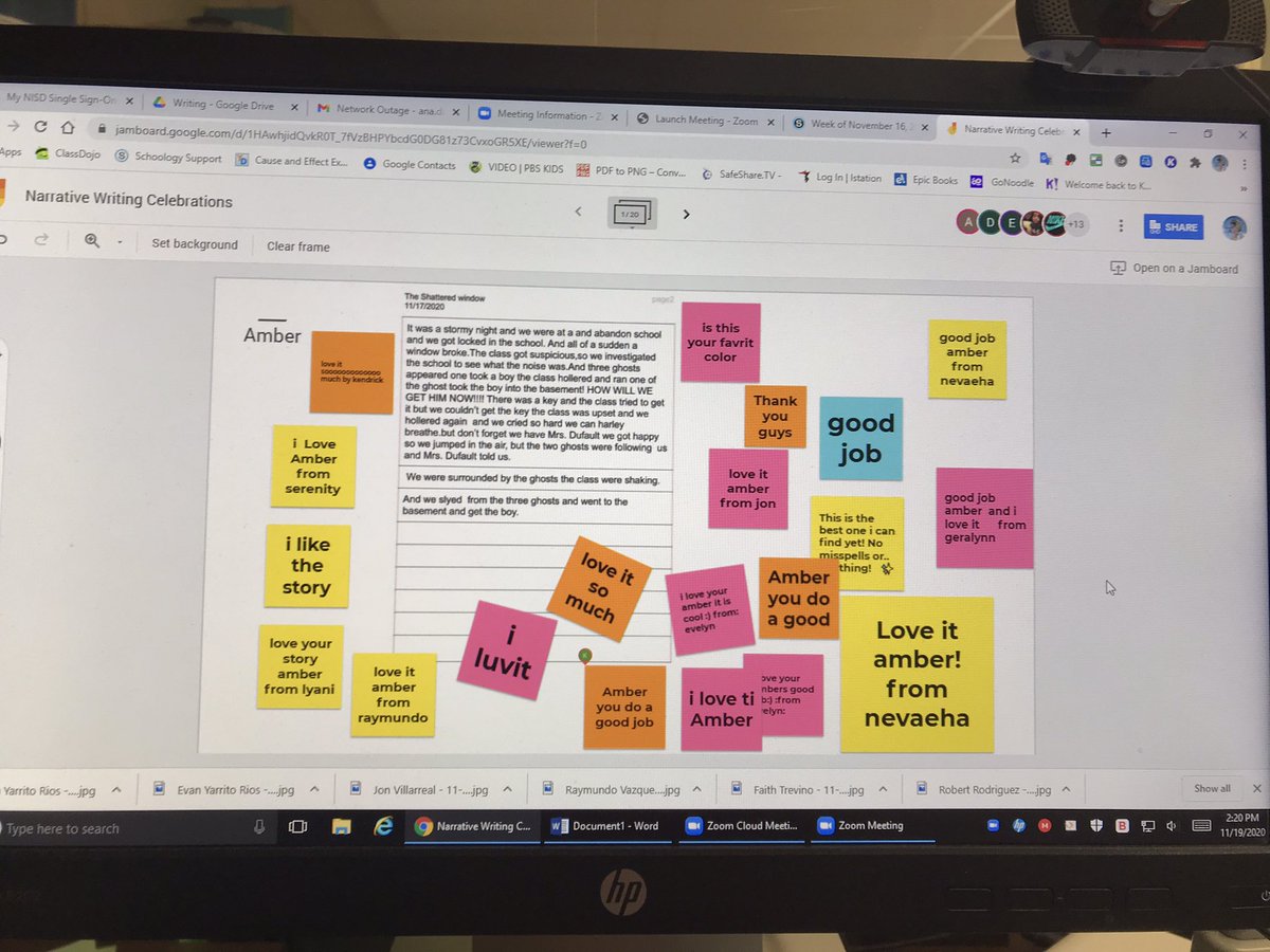 Mrs_Dufault's tweet photo. Writing Celebrations in 3rd Grade -it’s not the same but the kids are trying. Proud of our Roadrunners https://t.co/I6ho0eifLg