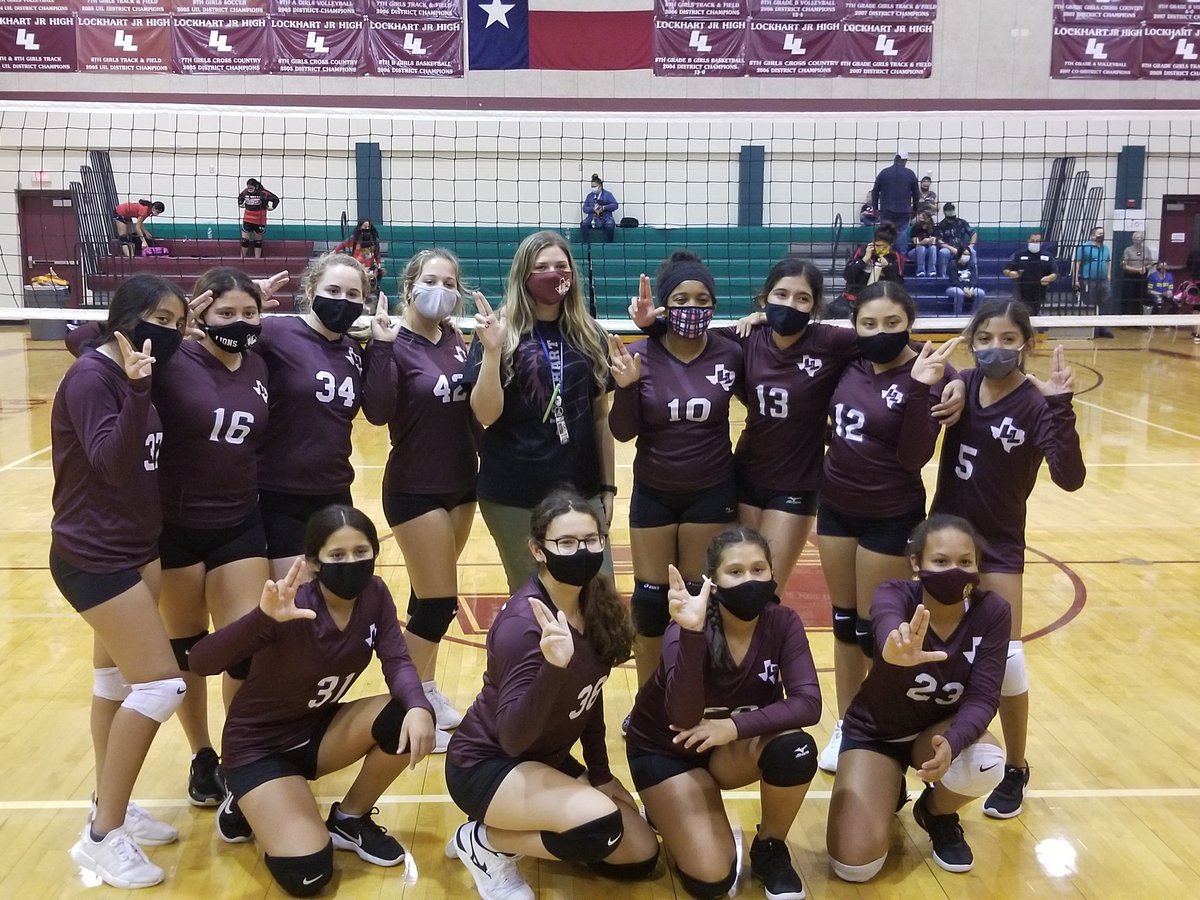 Valerie Beza-De Leon (@valeriebdl21) on Twitter photo Congratulations to the <a href="/Lockhart_JH/">Lockhart Junior High</a> 7th grade Volleyball teams for their undefeated seasons and being awarded District Champs. Enjoyed watching my girl grow this season. <a href="/LOCKHARTVB/">Lockhart Volleyball</a> @KAllen_LJHS @sciencein7th <a href="/LockhartISD/">Lockhart ISD</a> Congratulations to the <a href="/Lockhart_JH/">Lockhart Junior High</a> 7th grade Volleyball teams for their undefeated seasons and being awarded District Champs. Enjoyed watching my girl grow this season. <a href="/LOCKHARTVB/">Lockhart Volleyball</a> @KAllen_LJHS @sciencein7th <a href="/LockhartISD/">Lockhart ISD</a>