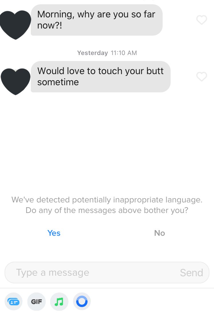 Good morning, how is your butt?