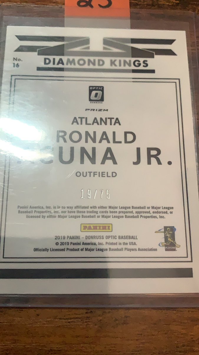 2018 Donruss Optic Ronald Acuña Jr. Blue /75, Elite Series /999, 2 rookie cups, and Optic DK Blue and White $43 BMWT  @HobbyConnector  @Hobby_Connect