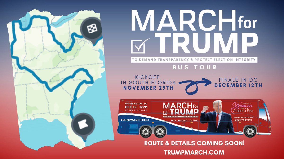 Go to TrumpMarch.com for more detailed information!