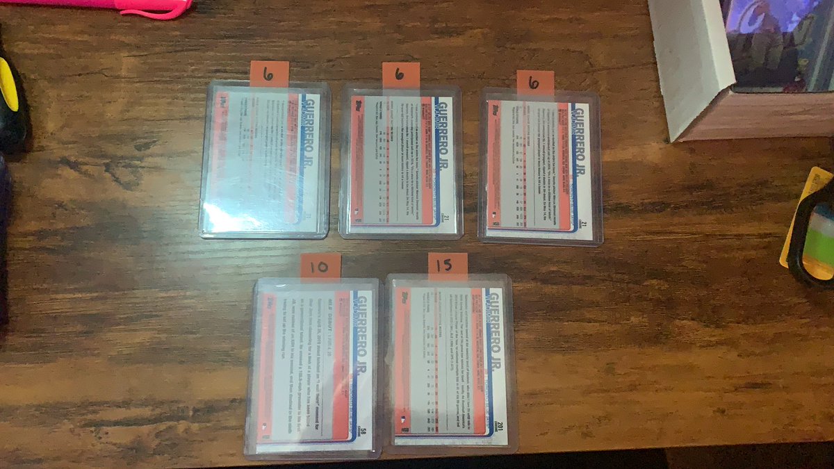 Vlad Jr. Topps Chrome Rookie Lot, singles price on tag, whole lot for $40 BMWT  @HobbyConnector