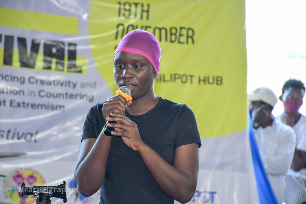 swahilipothub's tweet photo. During the event, pieces of art including perfomances presented brought up conversation by Kenyan youth who have been affected by extremism. #CVEFestival https://t.co/jtVmWuJ4ea