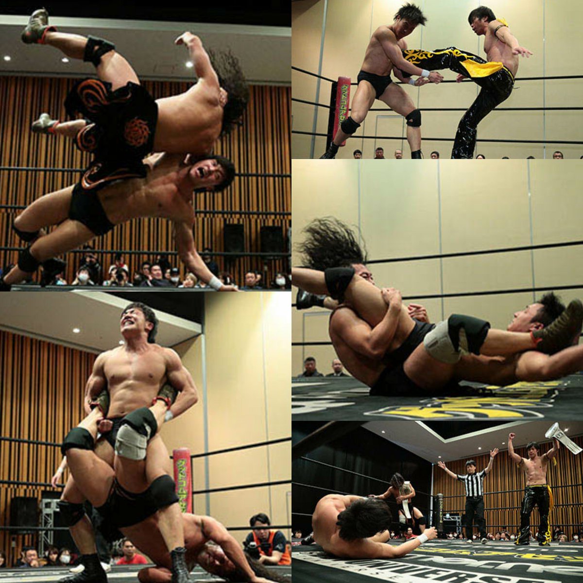 DDT_GENERATION's tweet photo. Yuki Ueno &amp; MAO ~vs~ Masahiro Takanashi &amp; KUDO - DDT Sunday Kasukabian 2018.3.18

▶️ https://t.co/eWJDDsdYci

#プロレス
#高梨将弘
#MAO
#KUDO
#上野勇希
#YukiUeno
#DDTpro https://t.co/CqAJJoCGRt