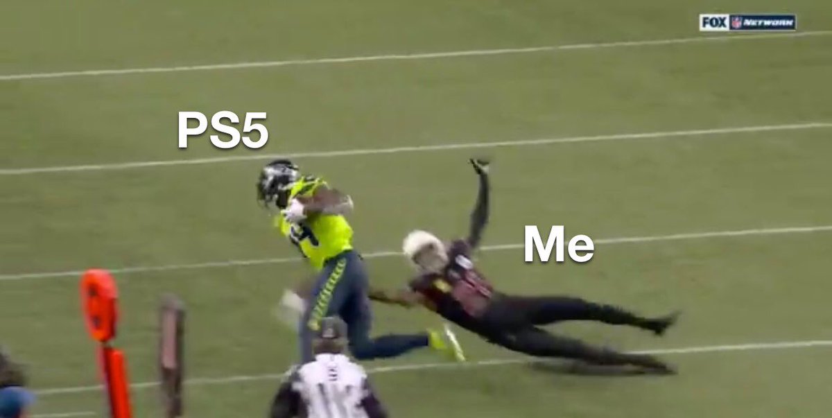 TheQ_gaming's tweet photo. Every time I try to order the #ps5 online (p.s. DK Metcalfs meme-ability is grade A) @StoolGametime @barstoolsports https://t.co/fTd0xPQ0Pz