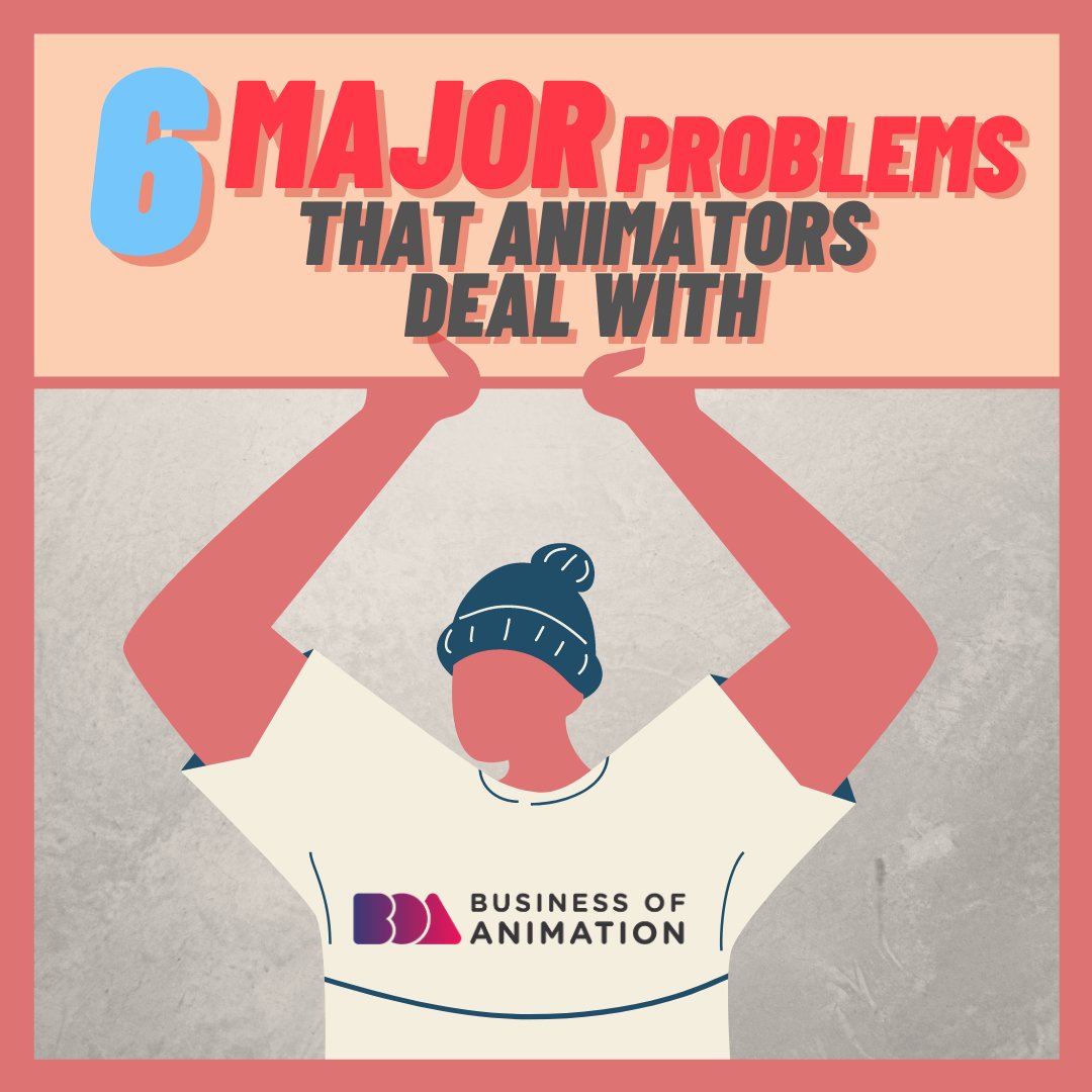 animationbiz's tweet photo. Along with the growing industry of animation, here are 6 major problems that animators deal with. 

#AnimatorProblems #AnimatorsProblems #AnimatorStruggles #AnimatorsStruggles #AnimationProblems #AnimationBusiness #AnimatedBusiness #AnimatorsBusiness https://t.co/WPeyD9eV6c