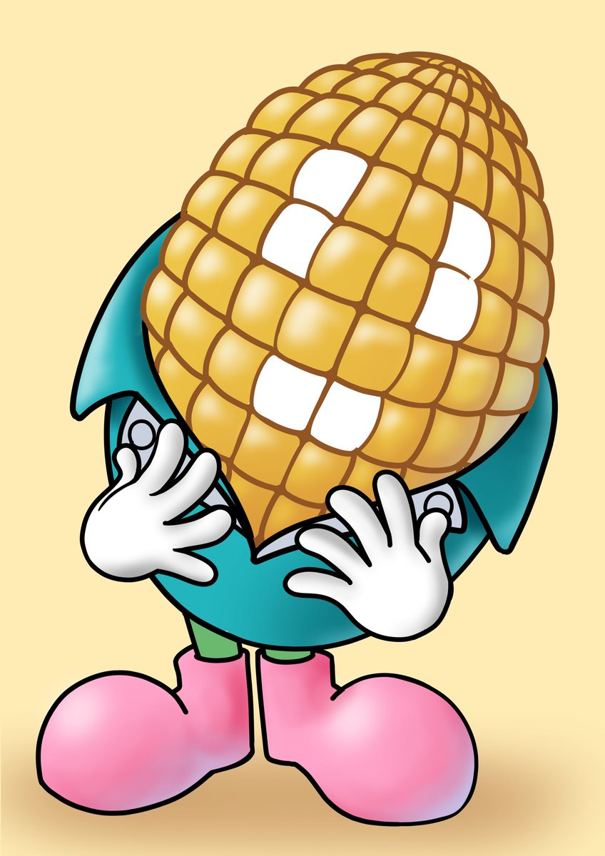 丸進青果ゆるキャラ募集 名前 コーン係長 野菜と人間社会 そしてデジタルテ 井上篤史のイラスト 丸進青果ゆるキャラ募集 名前 コーン係長 野菜と人間社会 そしてデジタルテ 井上篤史のイラスト