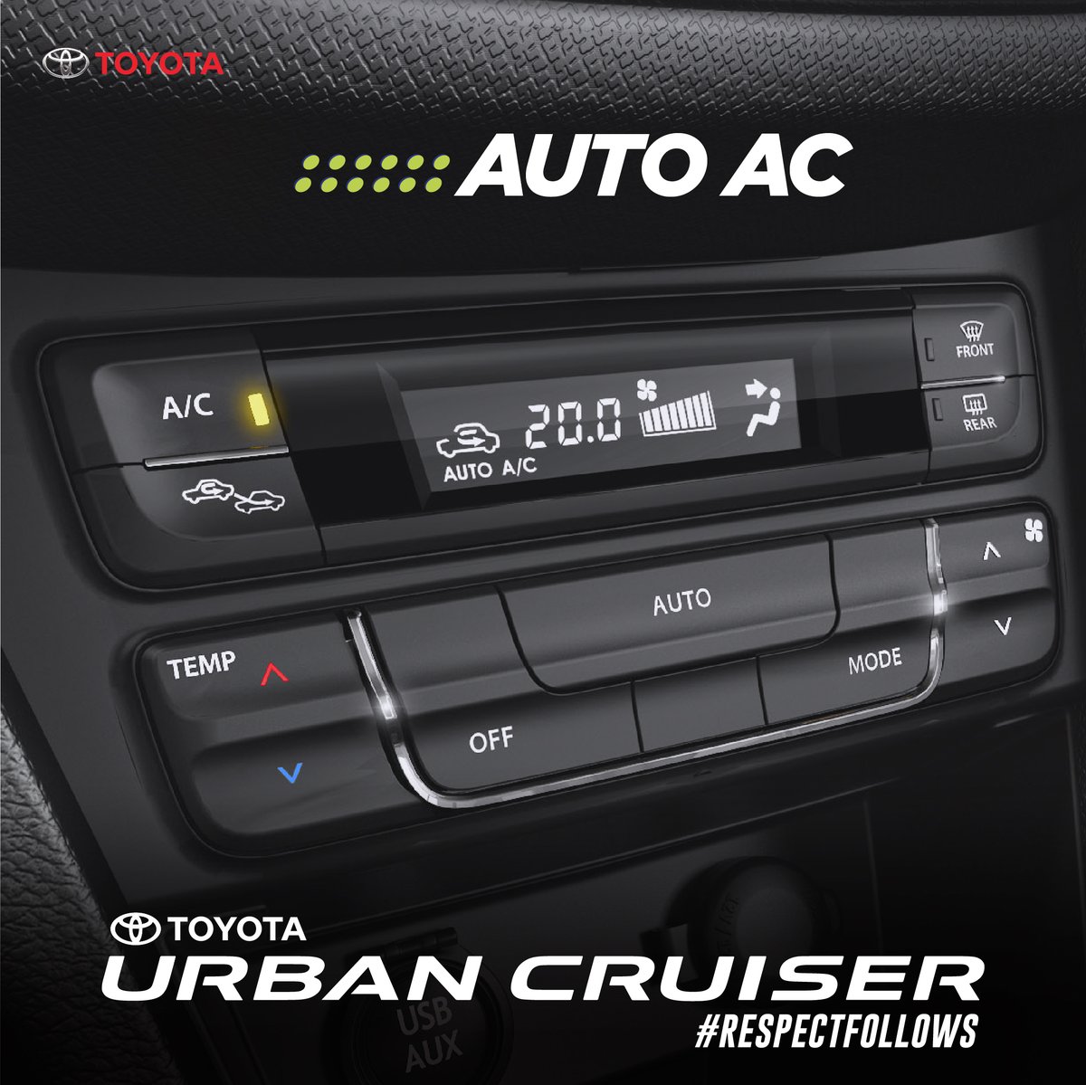 Toyota_India's tweet photo. The #ToyotaUrbanCruiser comes packed with an array of smart features to ensure ease and comfort for every drive. Deliveries for Toyota’s #YoungestSUV have now started. Book a test drive https://t.co/rNUS1GiASm
#Toyota #UrbanCruiser #IndiaSUV #RespectFollows #RespectDelivers https://t.co/LLCIo8ZyZ1