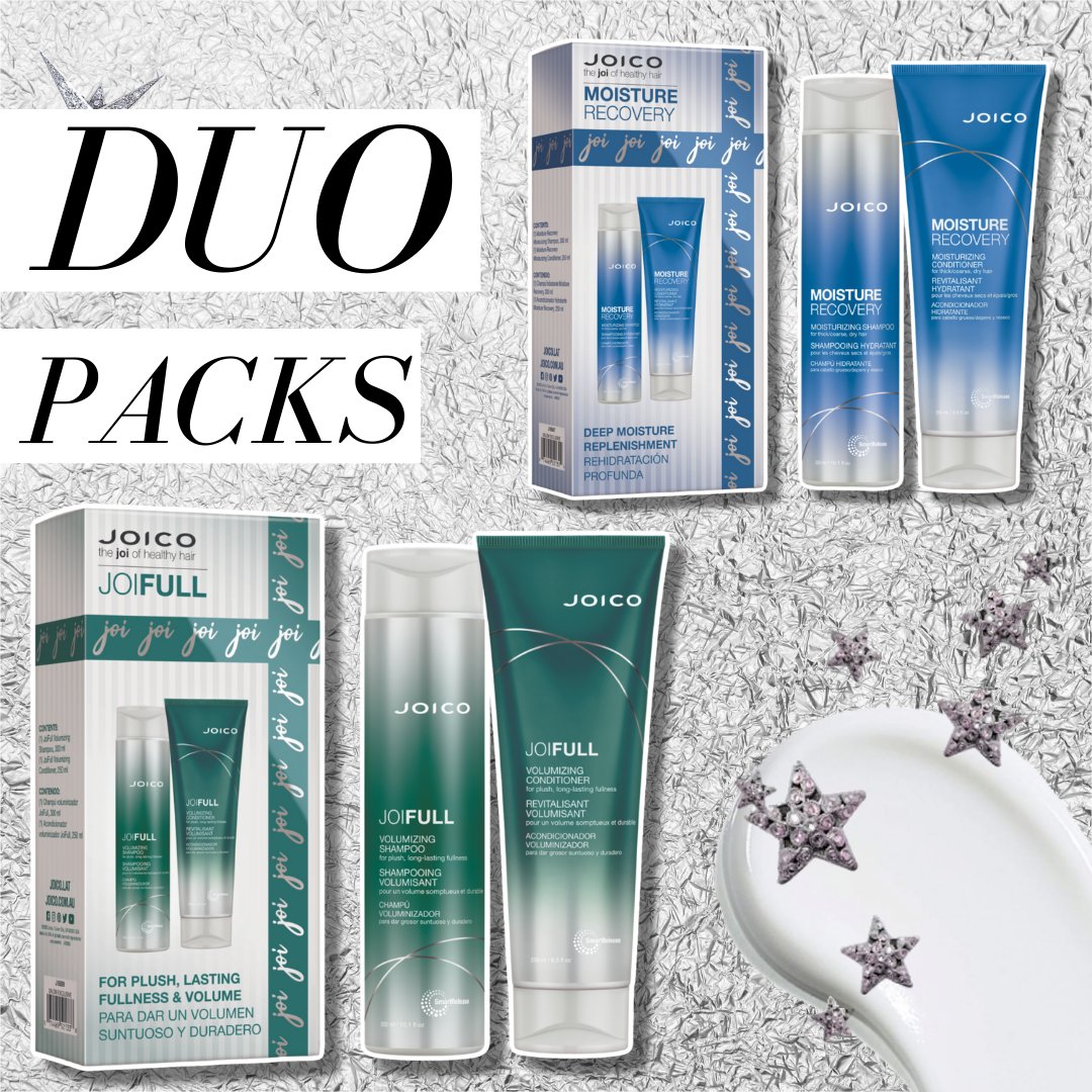 My_Haircare's tweet image. Experience the gift of healthy hair! ✨💫 Shop your fave Joico products, now available in duo and trio packs for the holidays. bit.ly/2Ho8AZi #joico #myhaircarebeauty
