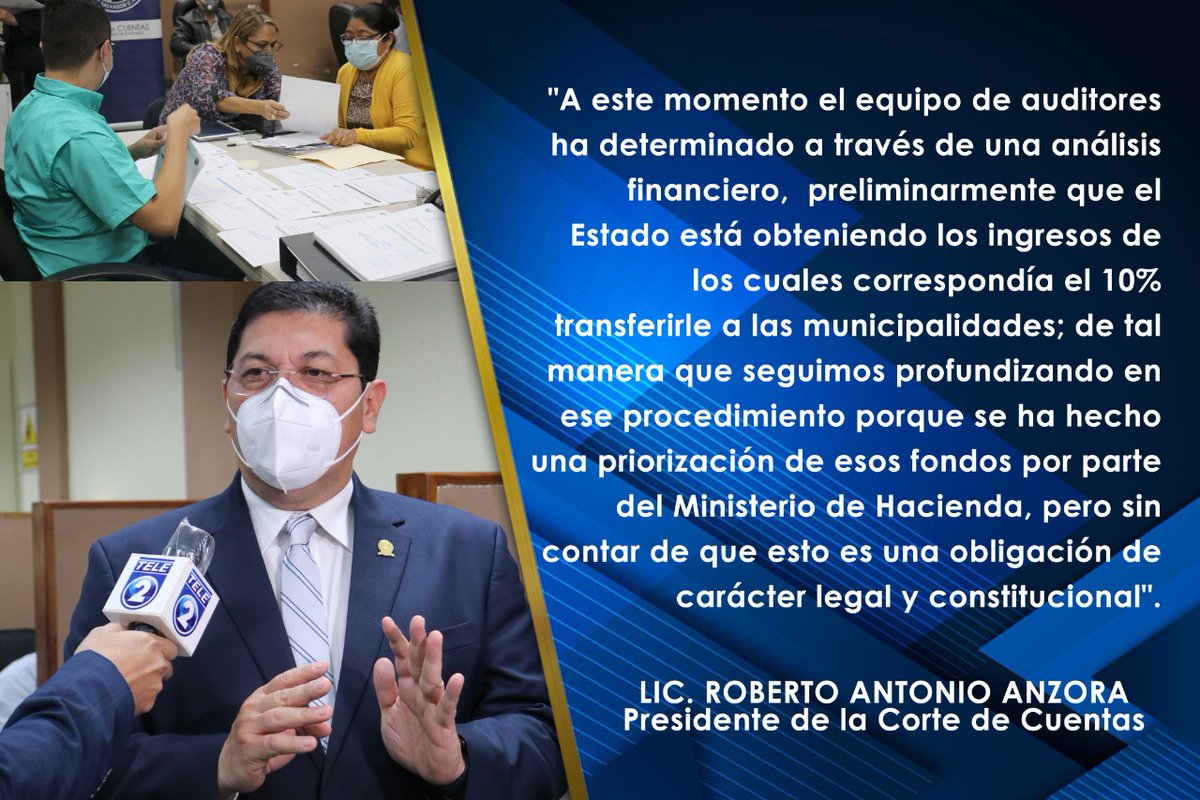CortedeCuentas's tweet photo. #CCRInforma Esto dijo el presidente @RobertoAnzora_ con relación al pago del #FODES a las municipalidades del país 👇 https://t.co/Vg0ukw6uSD
