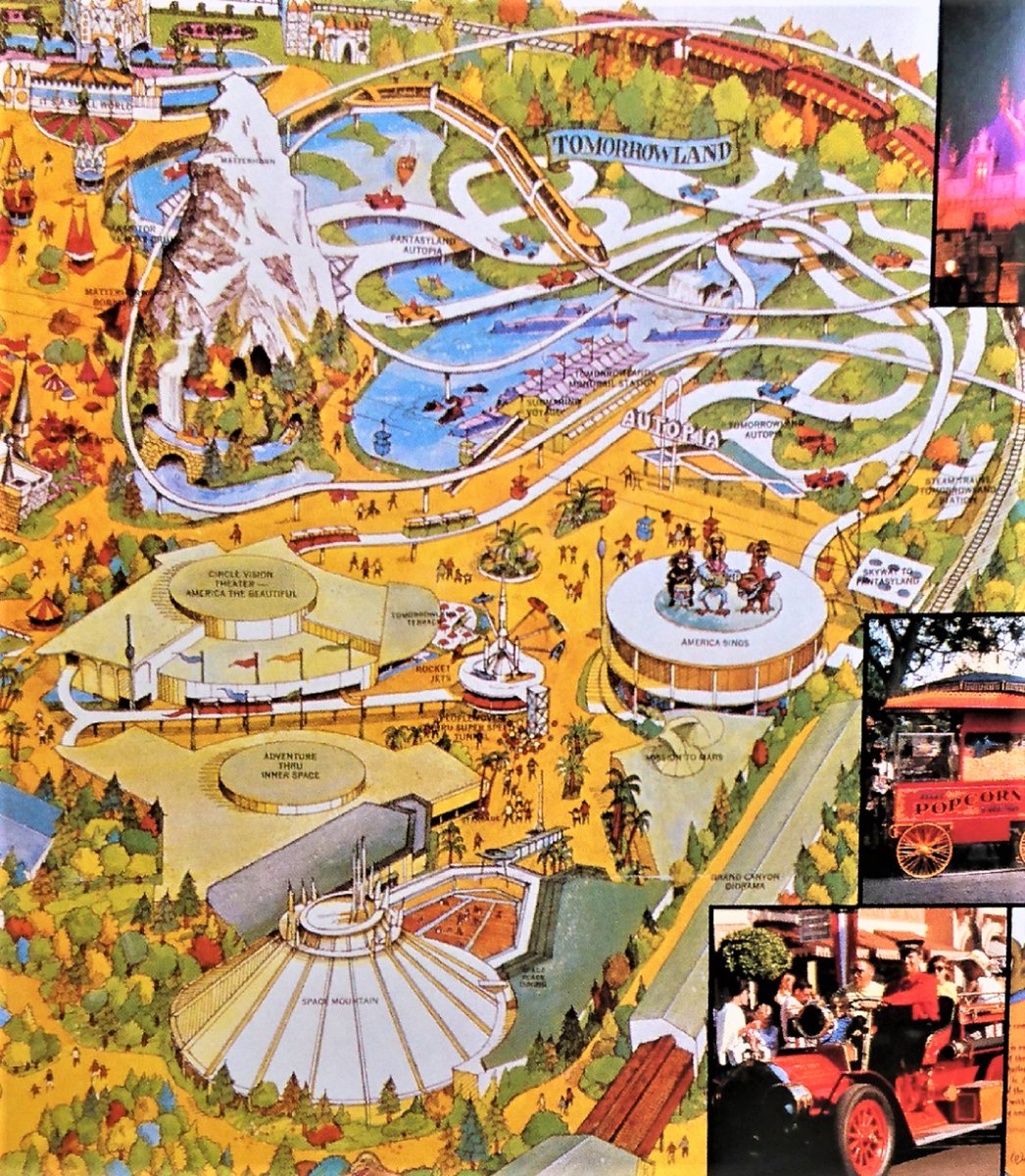 ダン アンドロイド 1979年当時のアナハイムディズニーランドのマップに 描かれていたトゥモローランド 画像出典 ミッキーマウス大図鑑 Happy 50th Birthday P 9 1979年8月10日 講談社 Tomorrowland History T Co 9y8t2jyyqs