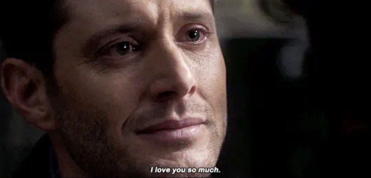 itsmasonjarr's tweet photo. Dean: “I’m so proud of you, Sam. You know that? I’ve always look up to you. Man when we were kids you were so damn smart. You never took any of dads crap. I never knew how you did that. And you’re stronger than me. You always have been.” #Supernatural #supernaturalfinale https://t.co/yY33gjmWr2