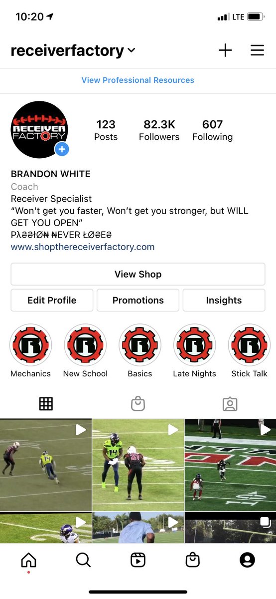 Our IG account