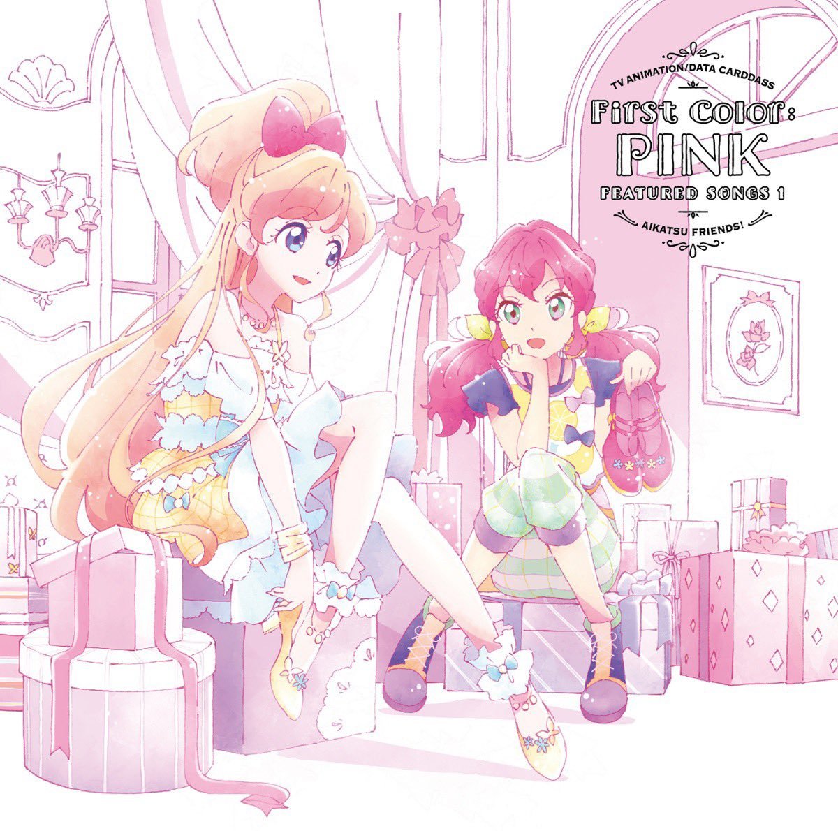 Aikatsu Friends  Pink  Blue Yellow Purple