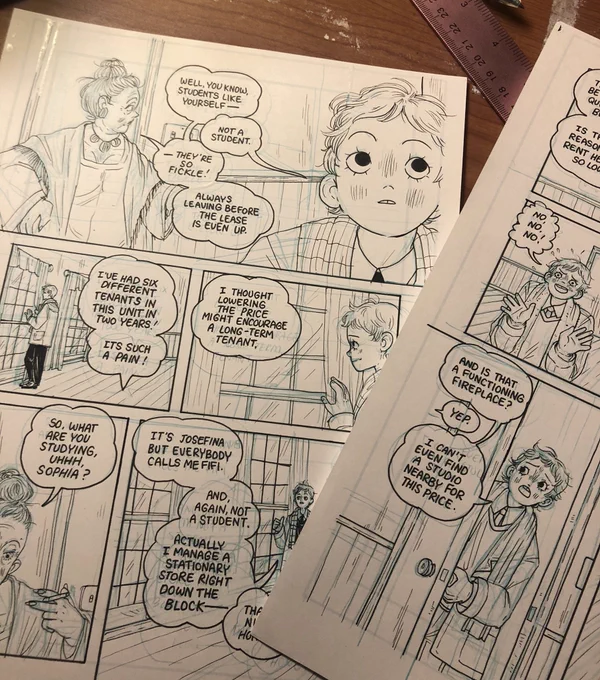 my favorite hobby is drawing a comic to take a break from drawing another comic 