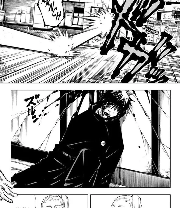 megumi: faints somewhere in the distance 

sukuna: i gotta go 