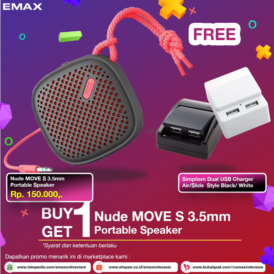 PROMO BUY 1 GET 1
Pesan SEKARANG juga sebelum kehabisan ya👉
bit.ly/3lRiLoe
* Yuk pesan sekarang di Emax Store Tokopedia, Shopee dan Bukalapak 
#tokopedia #bukalapak #shopee #onlineshopping #lazada #emax #applestore
#belanjaonline #promo #SALE