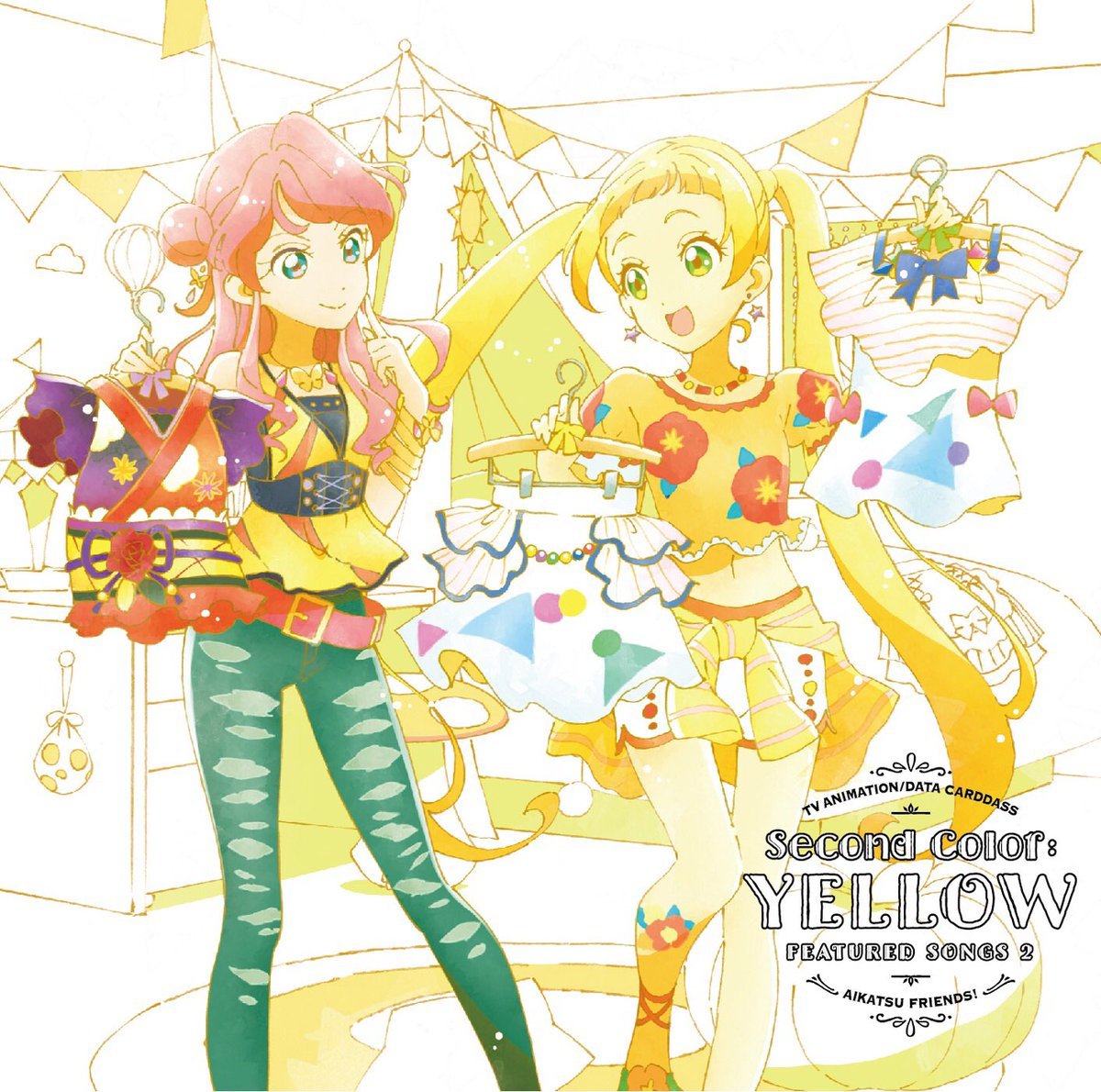 Aikatsu Friends  Pink  Blue Yellow Purple