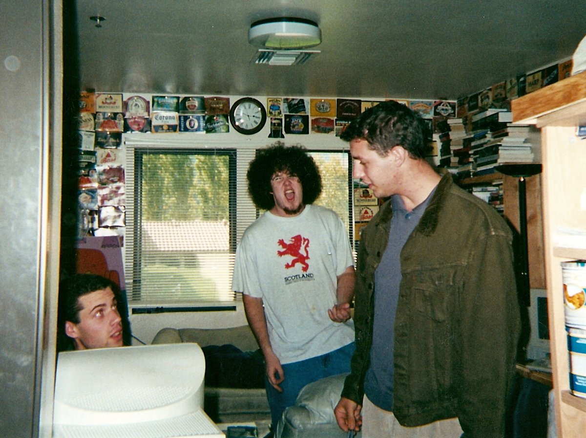 FYI, this is personal to me yes. This is one of few pictures I have of my friend Dan, who was my college roomie, and we had talked much about getting old and being pals going fishing etc.He was killed in 2001 at the age of 23 by a truck on a freewayIt didn't have to happen.