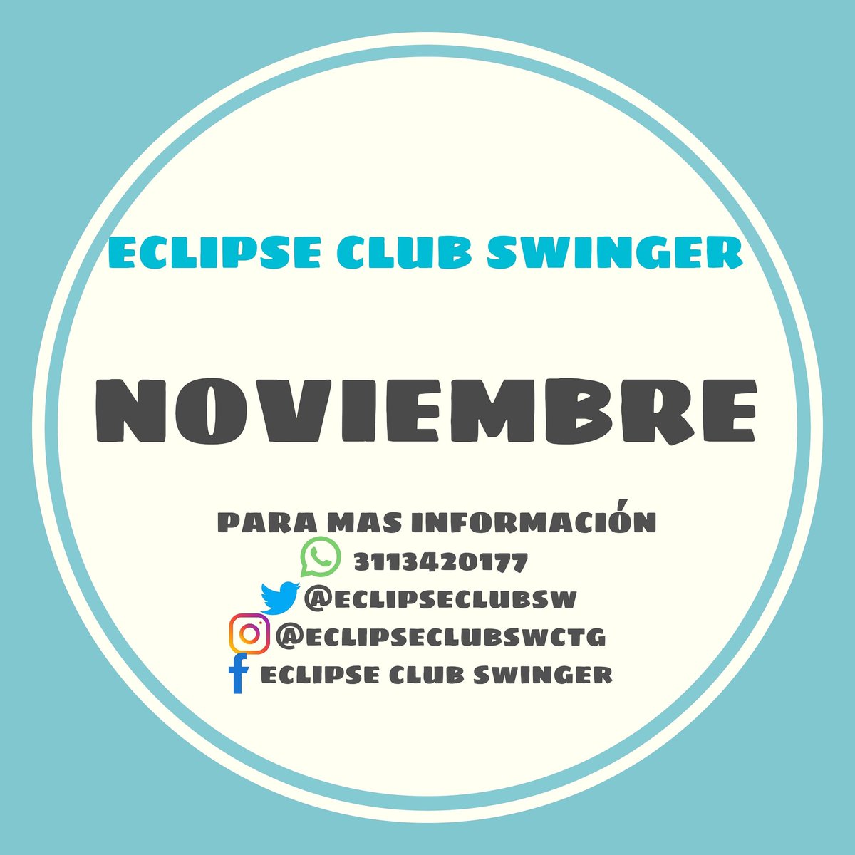 EclipseclubSw's tweet photo. #ClubSwingerCartagena #CartagenaSwinger #EncuentroSwinger #SwingerenCartagena #SwingerCartagena
#ClubSwinger
#EclipseClubSwinger
MUY PRONTO LES TENDREMOS NUEVAS Y AGRADABLES SORPRESAS POR QUE USTEDES SE LO MERECEN 😉.
UN NUEVO ECLIPSE SE ACERCA.🌘🌗🌖🌔🌓🌒🌑💃🕺. https://t.co/vmhqr2x6K7