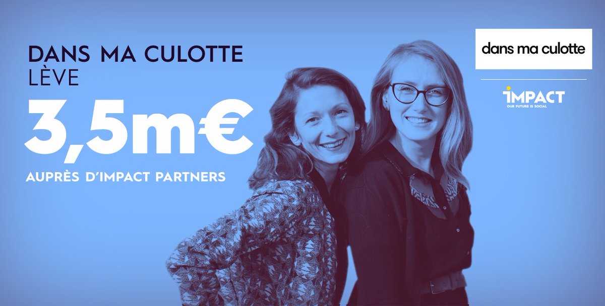 Fiers d’accompagner #DansMaCulotte et ses dirigeantes qui luttent contre la précarité menstruelle !
Bravo Marie Réveilhac et Noëlle Papay
#Précaritémenstruelle #Impactsocial #Impactinvesting