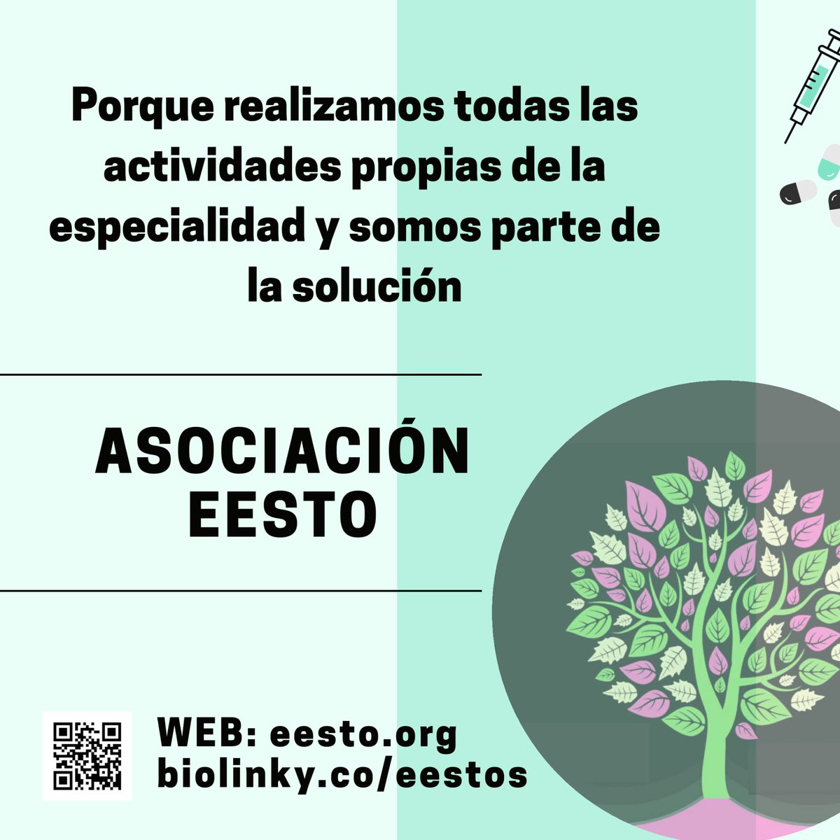 Porque realizamos todas las actividades propias de la Especialidad y somos parte de la solución