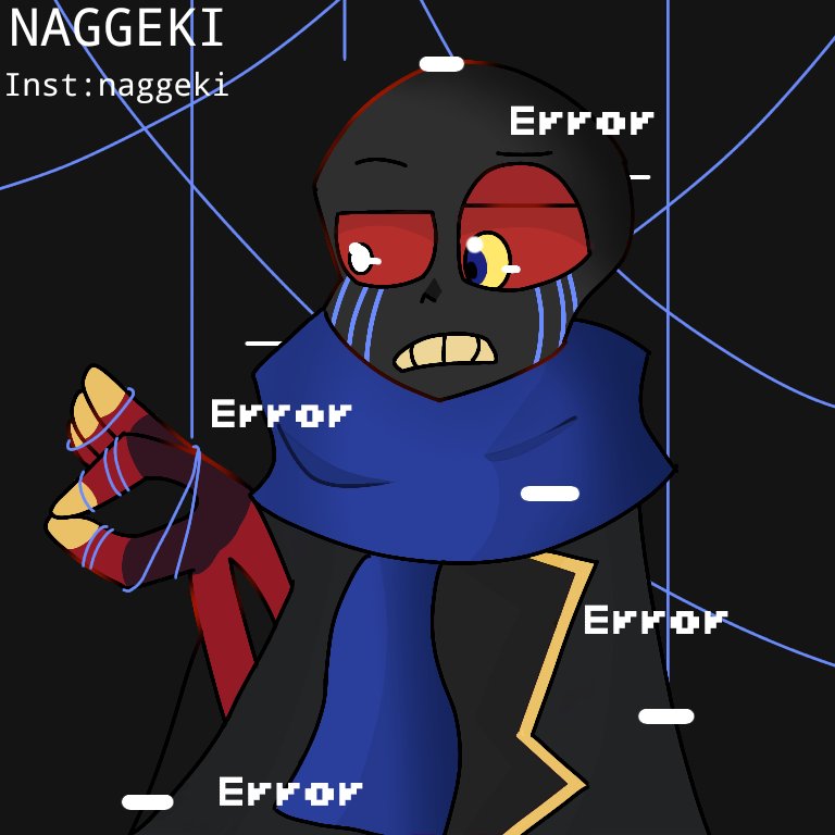 Naggeki I Don T Like Error Sans But I Decided To Draw It And Today Is My Best Friend S Birthday Twt Undertale Error Sans Art Arts Errorxink Naggeki T Co Cghyywbowo Twitter